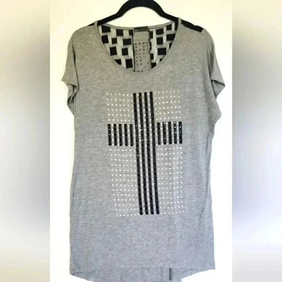 Vintage‎ y2k Vocal shirt womens size large bling - Picture 1 of 5